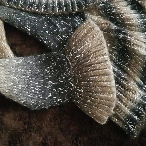 INC International Concepts Petite Open Cardigan Brown/Tan/Gray - Size Sm… - Picture 8 of 12